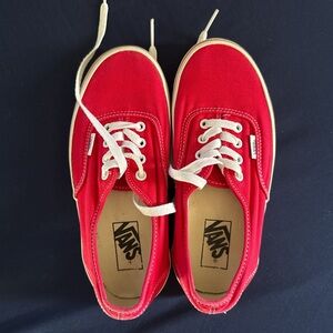 Red Vans Shoe